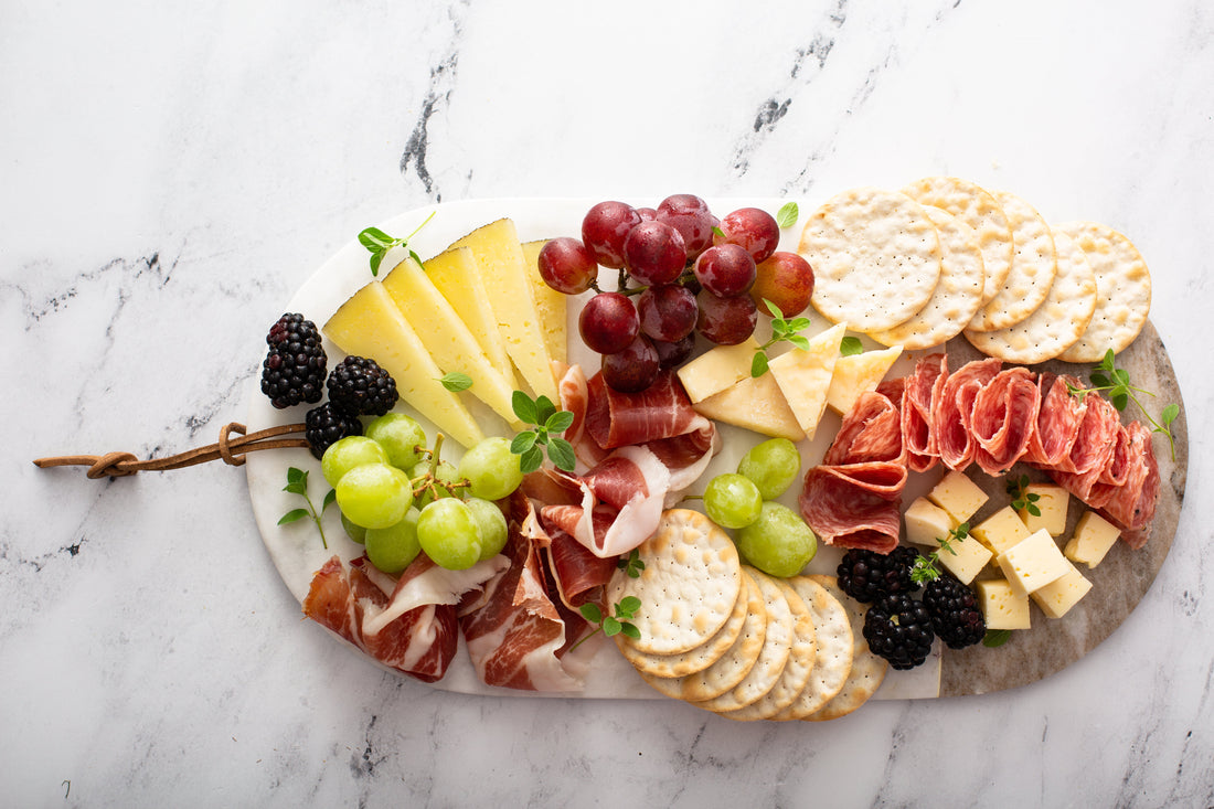 Tabla de quesos y charcutería — maridaje de vino