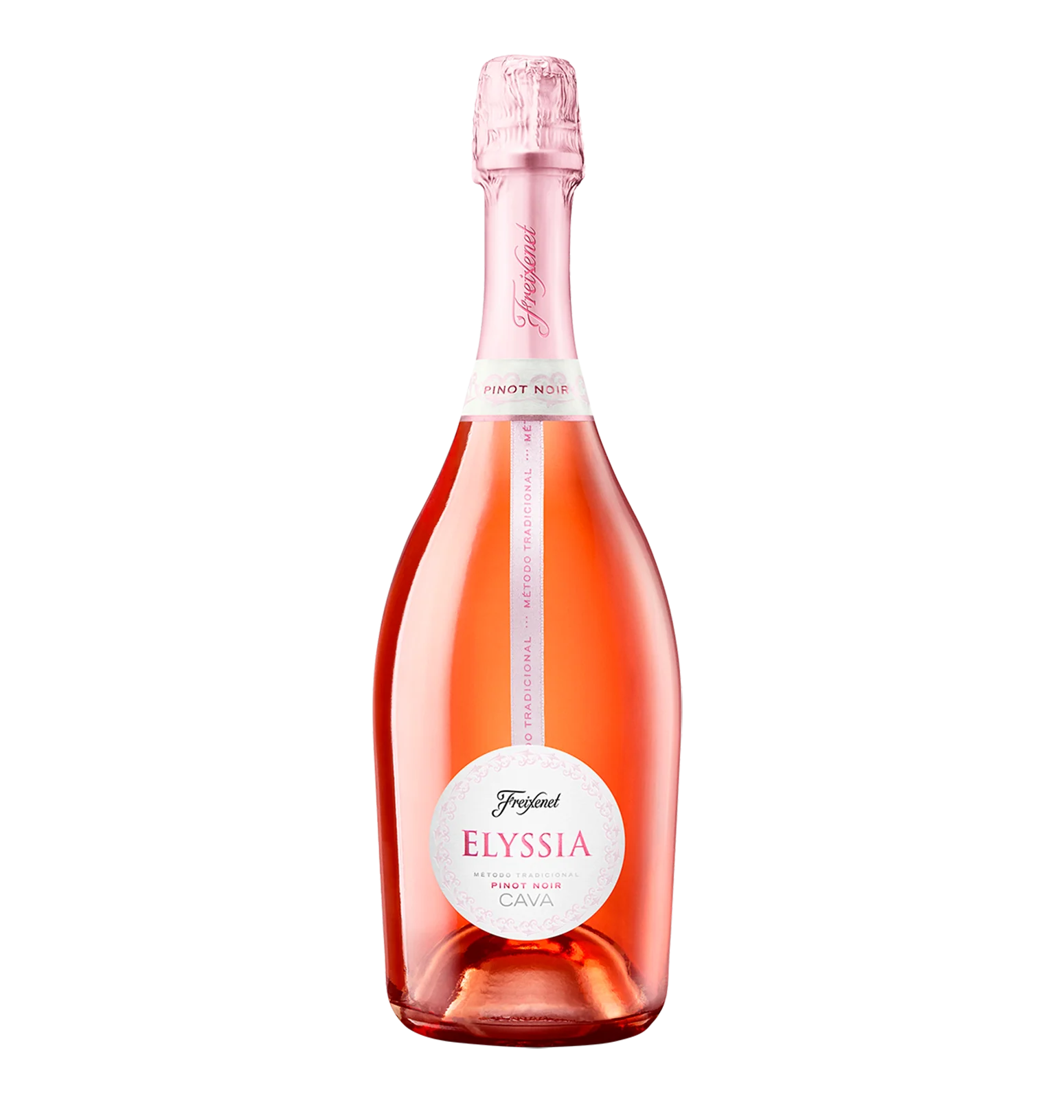 Botella de Freixenet Elyssia Rosé, vino espumoso de Cava de Cava, España