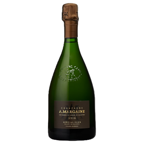 Botella de A. Margaine 2015 Special Club, vino espumoso de Champagne de Champagne, Francia