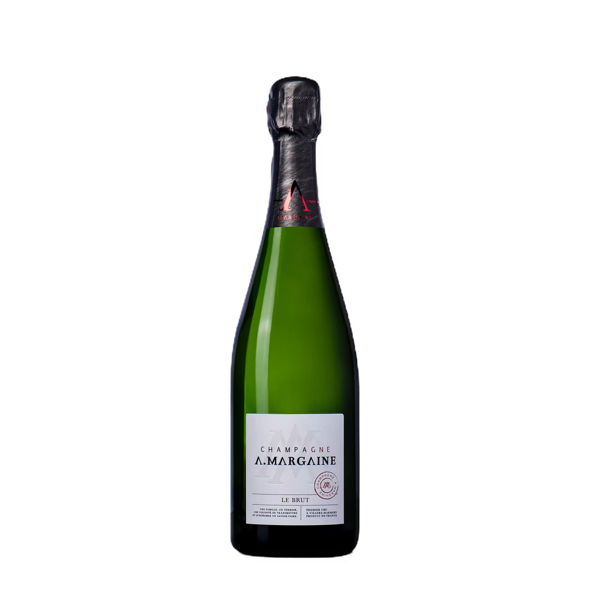Botella de Champagne A. Margaine Le Brut, vino espumoso de Champagne de Champagne, Francia