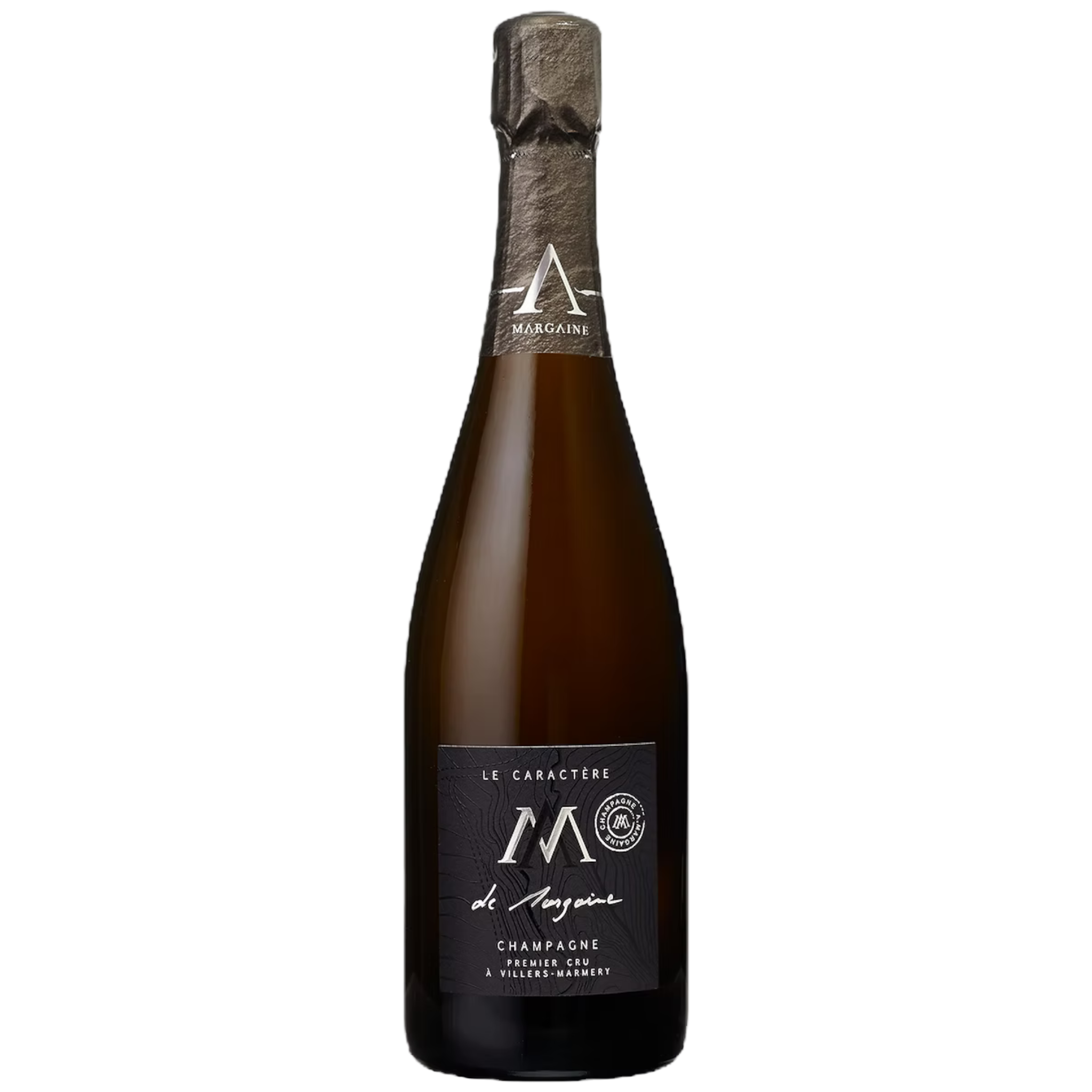 Botella de A. Margaine Le Caractère, vino espumoso de Champagne de Champagne, Francia