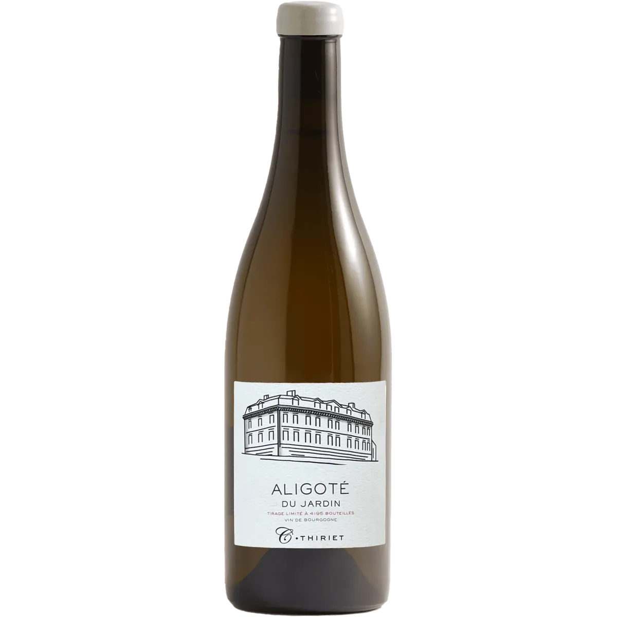 Botella de Bourgogne Aligoté Du Jardin, vino blanco de Borgoña, Francia