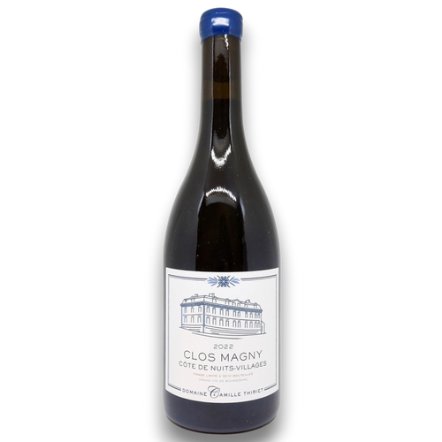 Botella de Bourgogne Clos Magny (Tinto), vino tinto de Pinot Noir de Borgoña, Francia