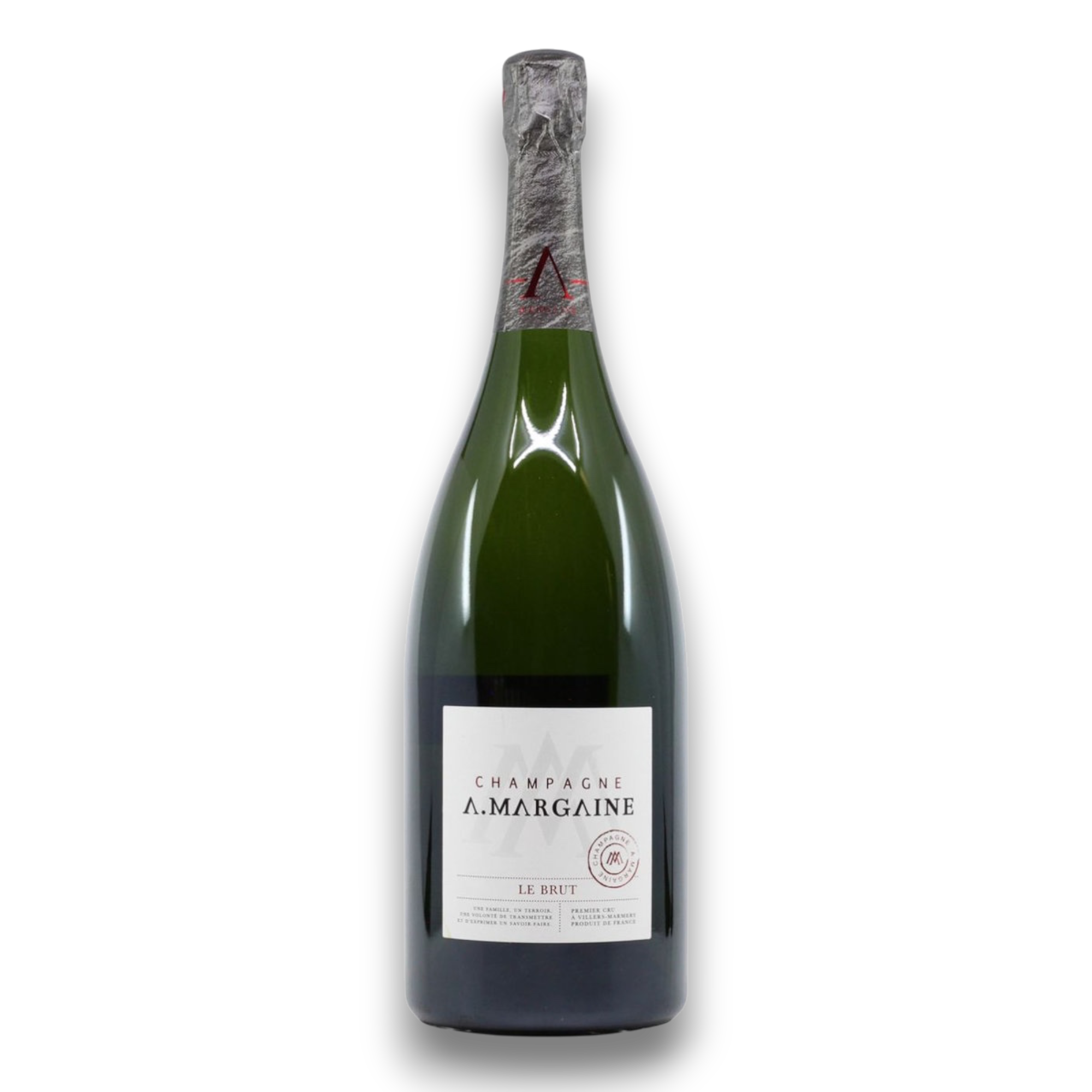 Botella de Champagne A. Margaine Le Brut Magnum, vino espumoso de Champagne de Champagne, Francia