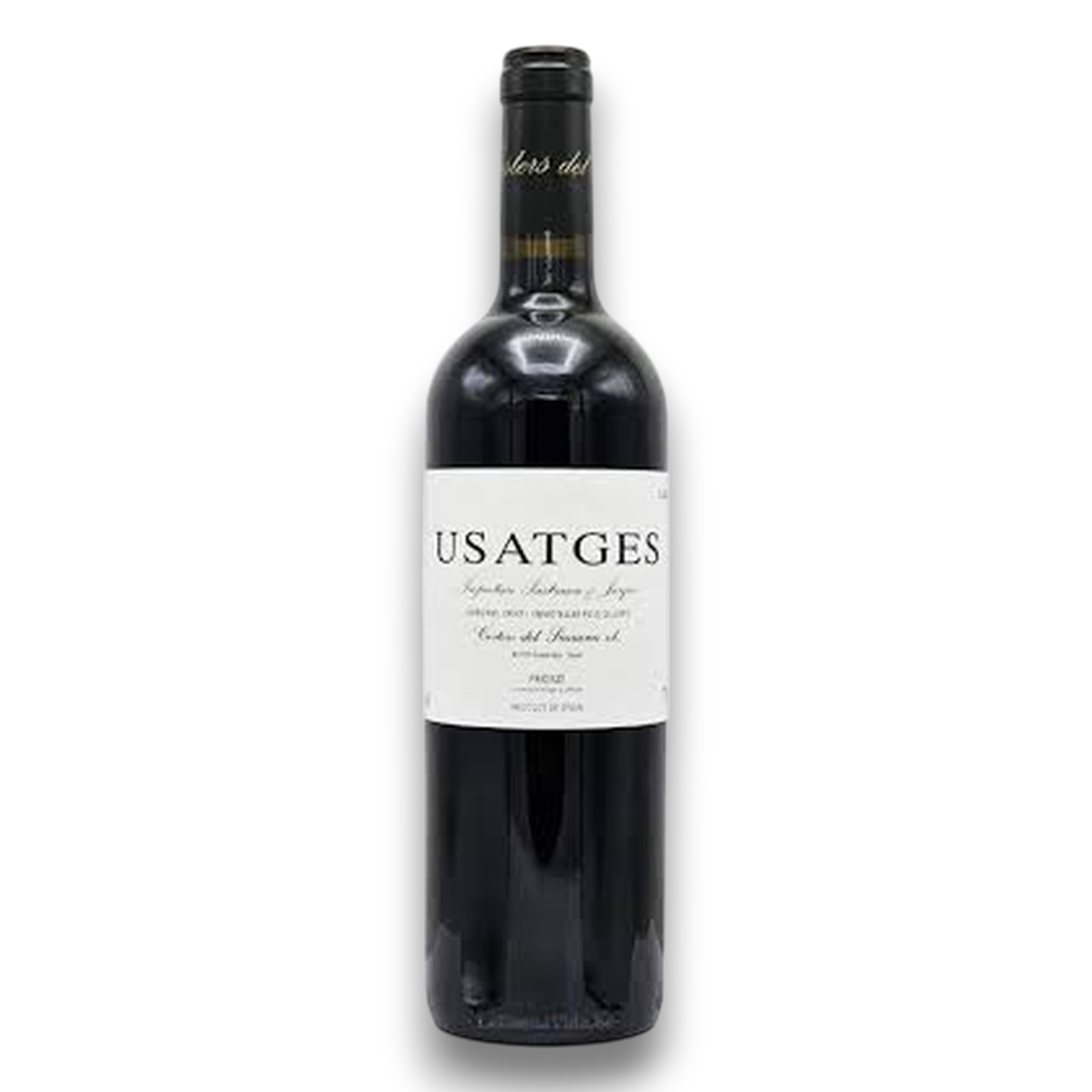 Botella de Clos De L'Obac Usatges  Blanco 2022, vino blanco de Priorat, España