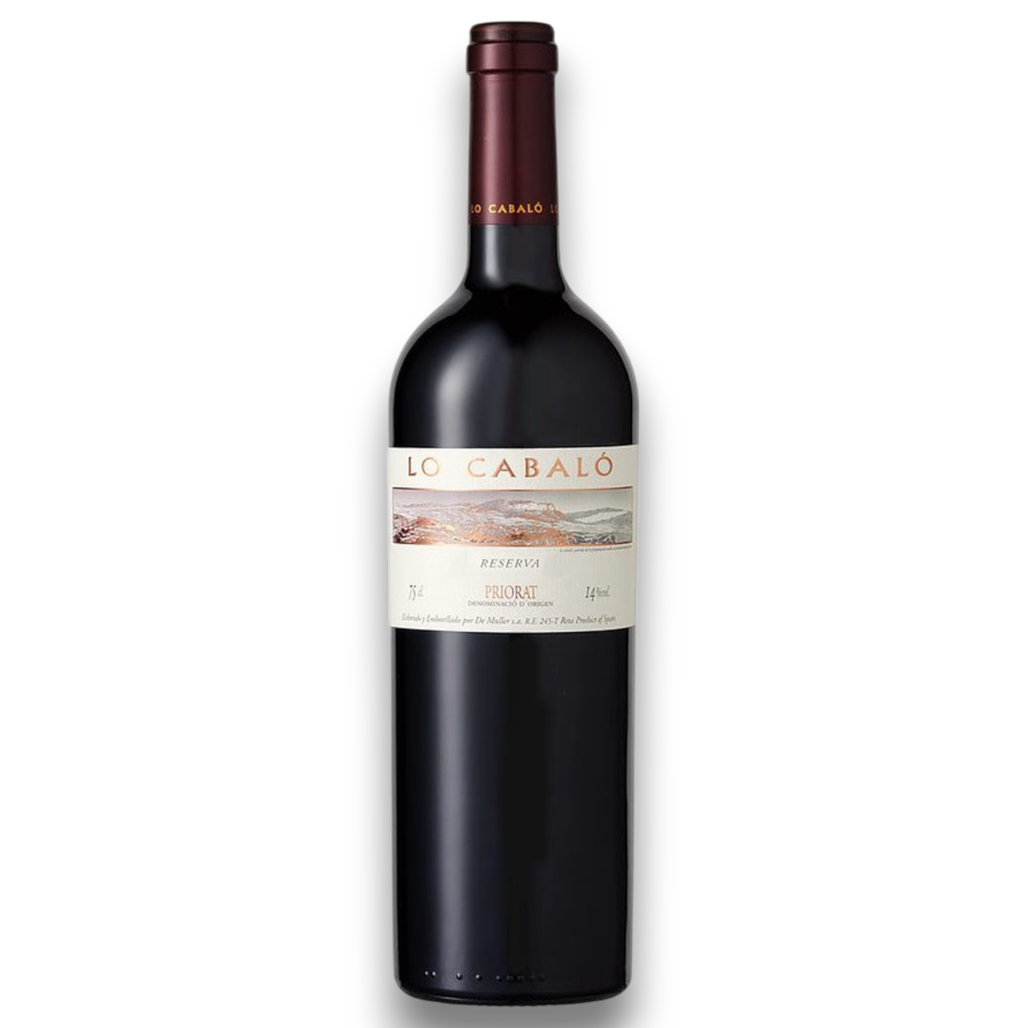 Botella de De Muller Lo Cabalo Priorat 2017 Reserva, vino tinto de Priorat, España