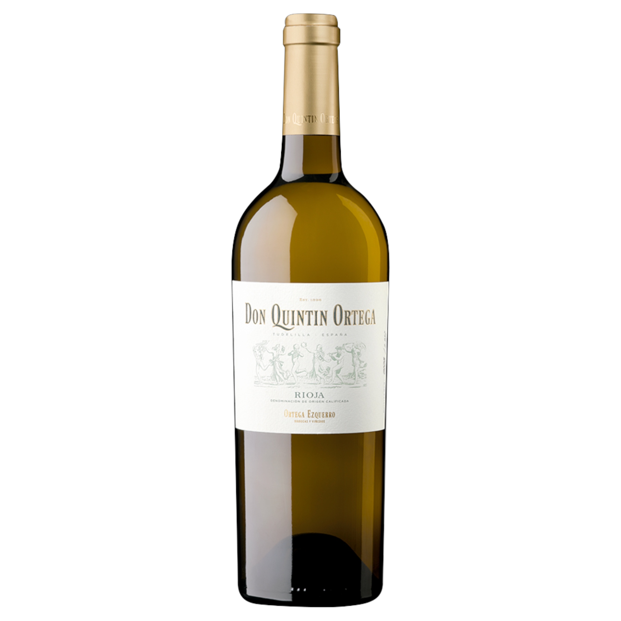 Botella de Don Quintin Blanco, vino blanco de España