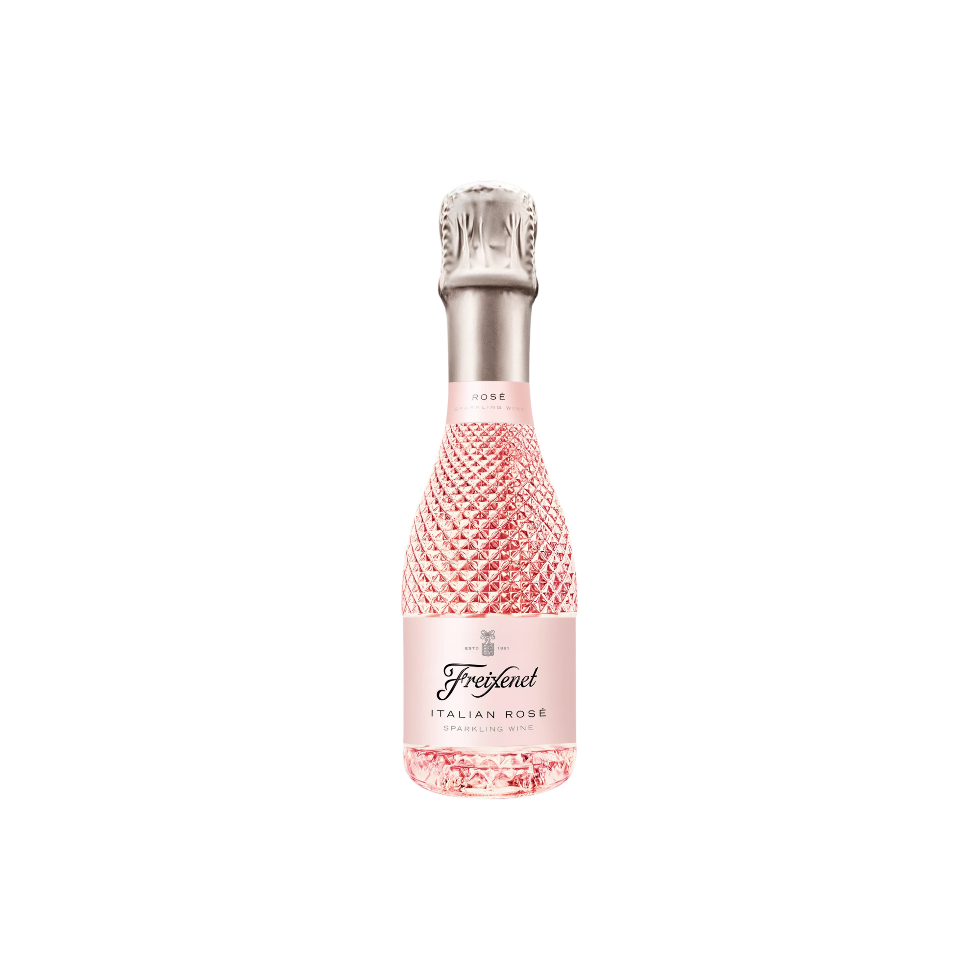 Botella de Freixenet Italian Rosé Mini (200 ml), vino espumoso de Pinot Noir de Veneto, Italia