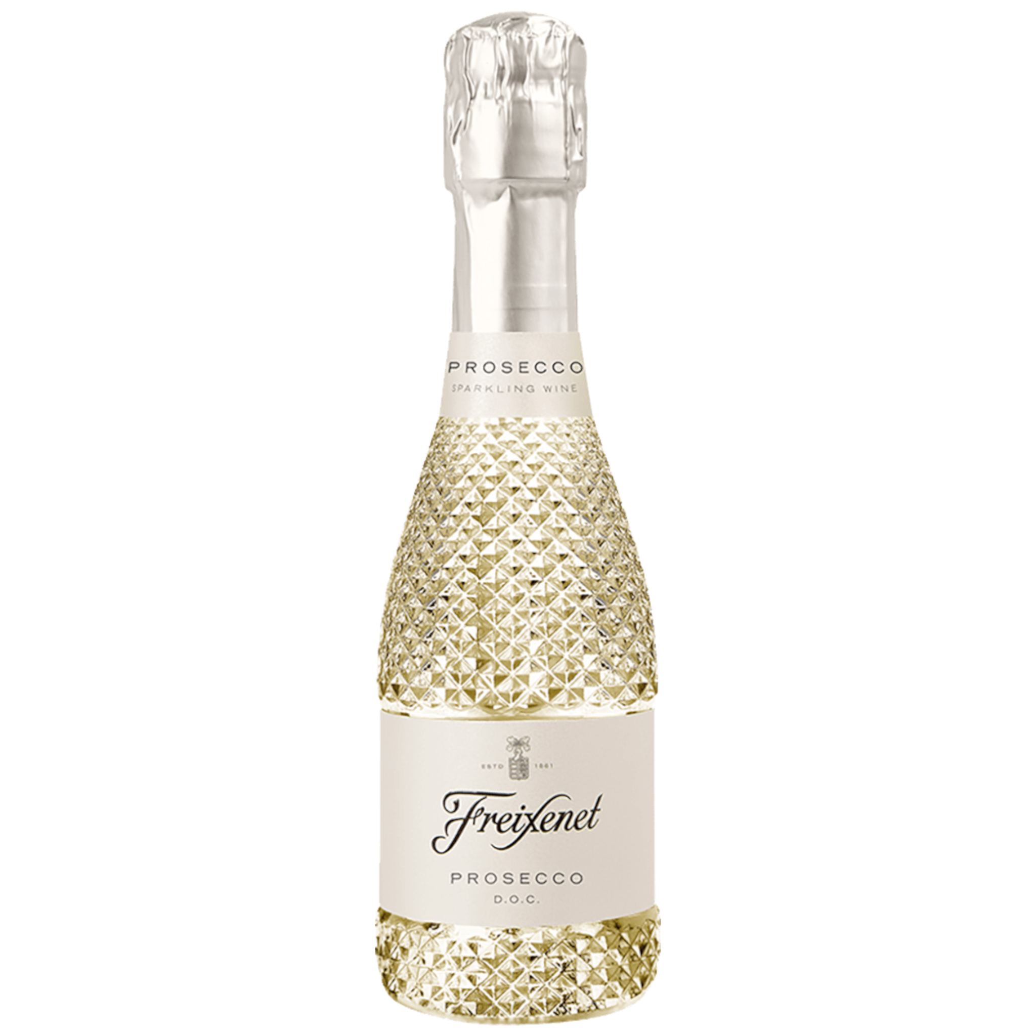 Botella de Freixenet Prosecco Mini, vino espumoso de Prosecco de Prosecco, Italia