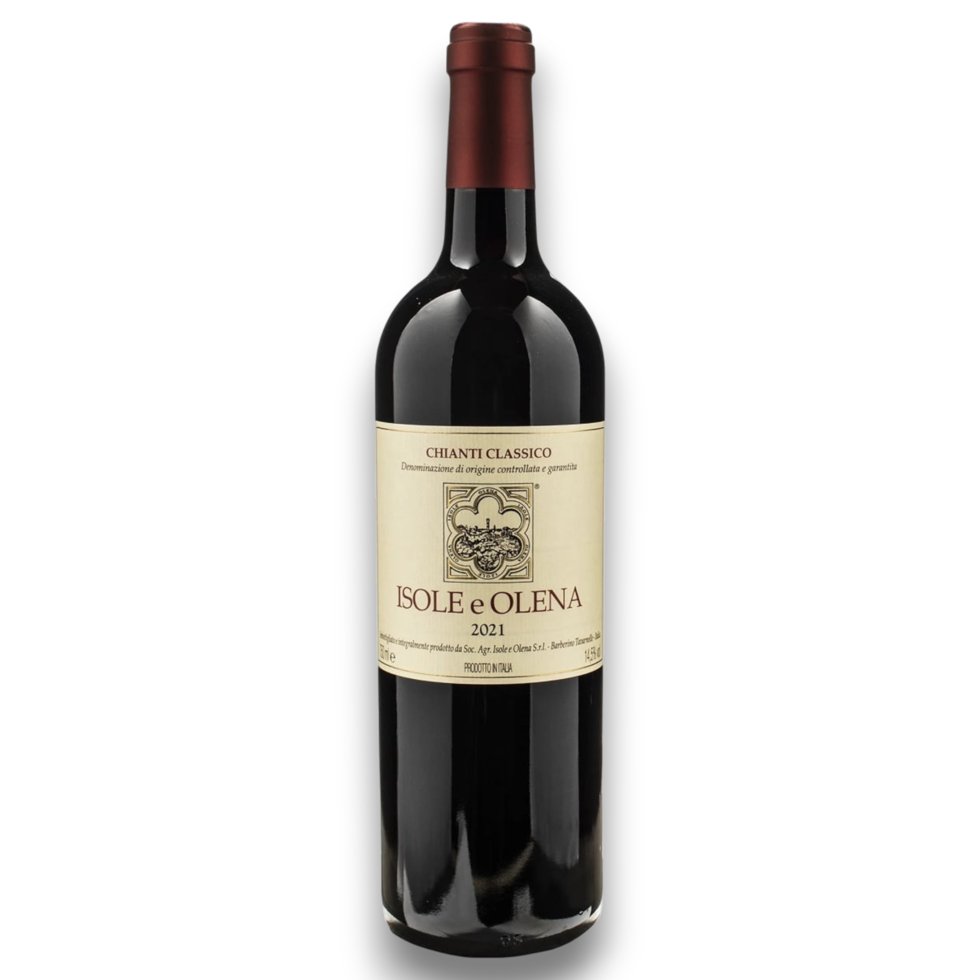 Botella de Isole E Olena Chianti Classico 2021, vino tinto de Sangiovese de Toscana, Italia
