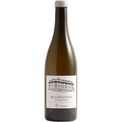 Botella de Bourgogne Blanc Cuvée, vino blanco de Chardonnay de Borgoña, Francia