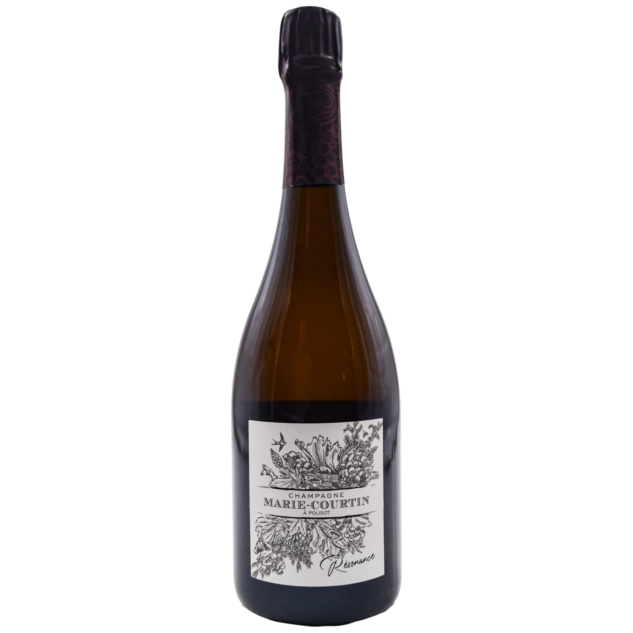 Botella de Marie Courtin Magnum, vino espumoso de Champagne de Champagne, Francia