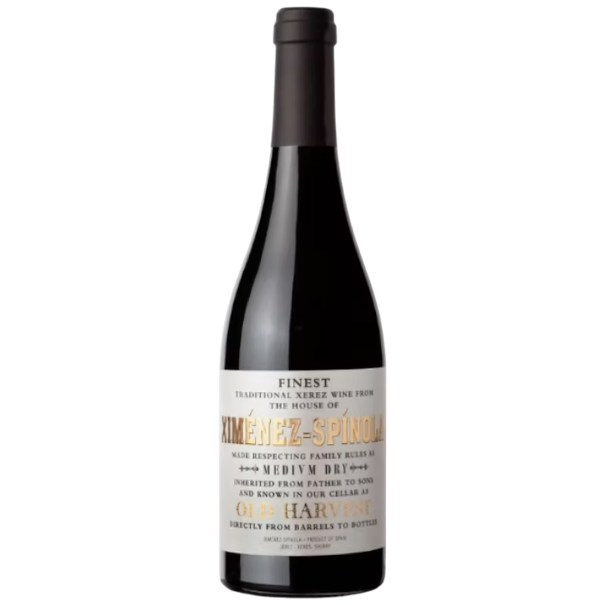 Botella de Old Harvest, Fortificados de Jerez, España
