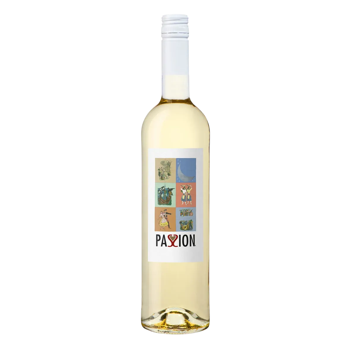 Botella de Passion Blanco, vino blanco