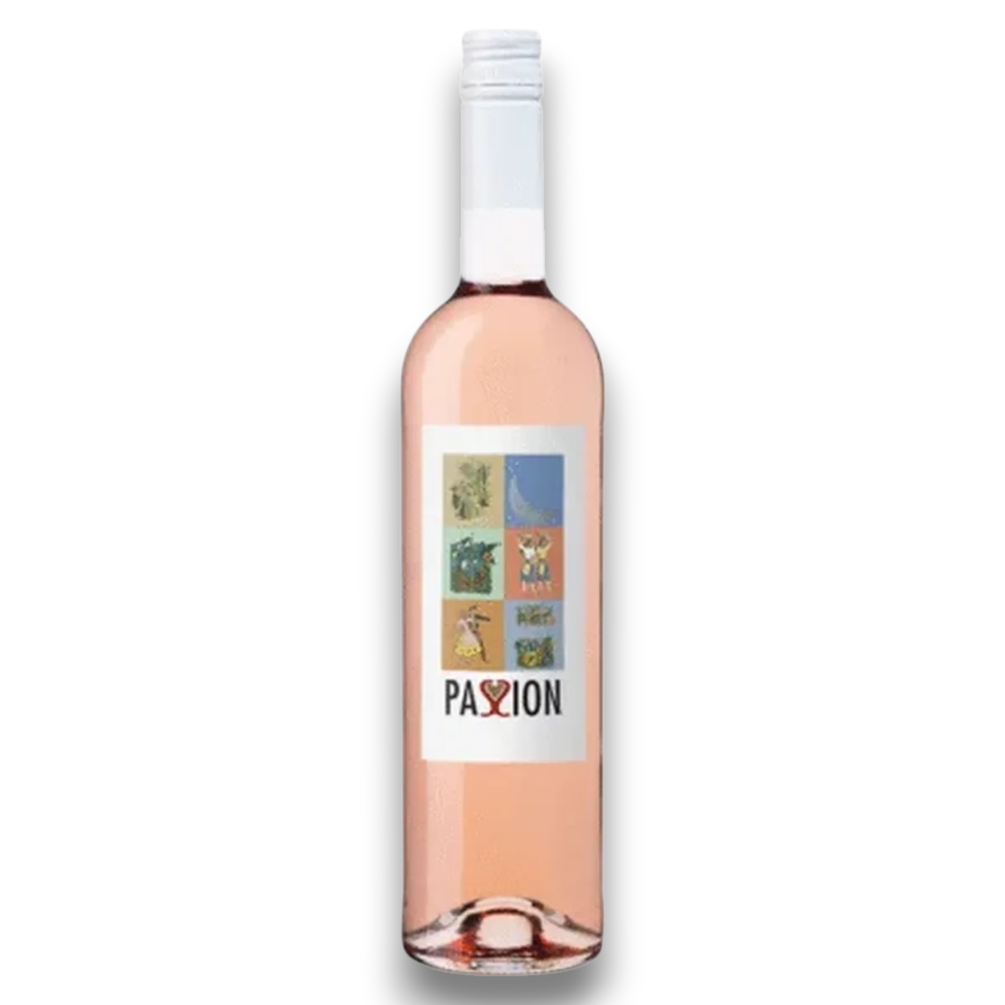 Botella de Passion Rosado, vino rosado