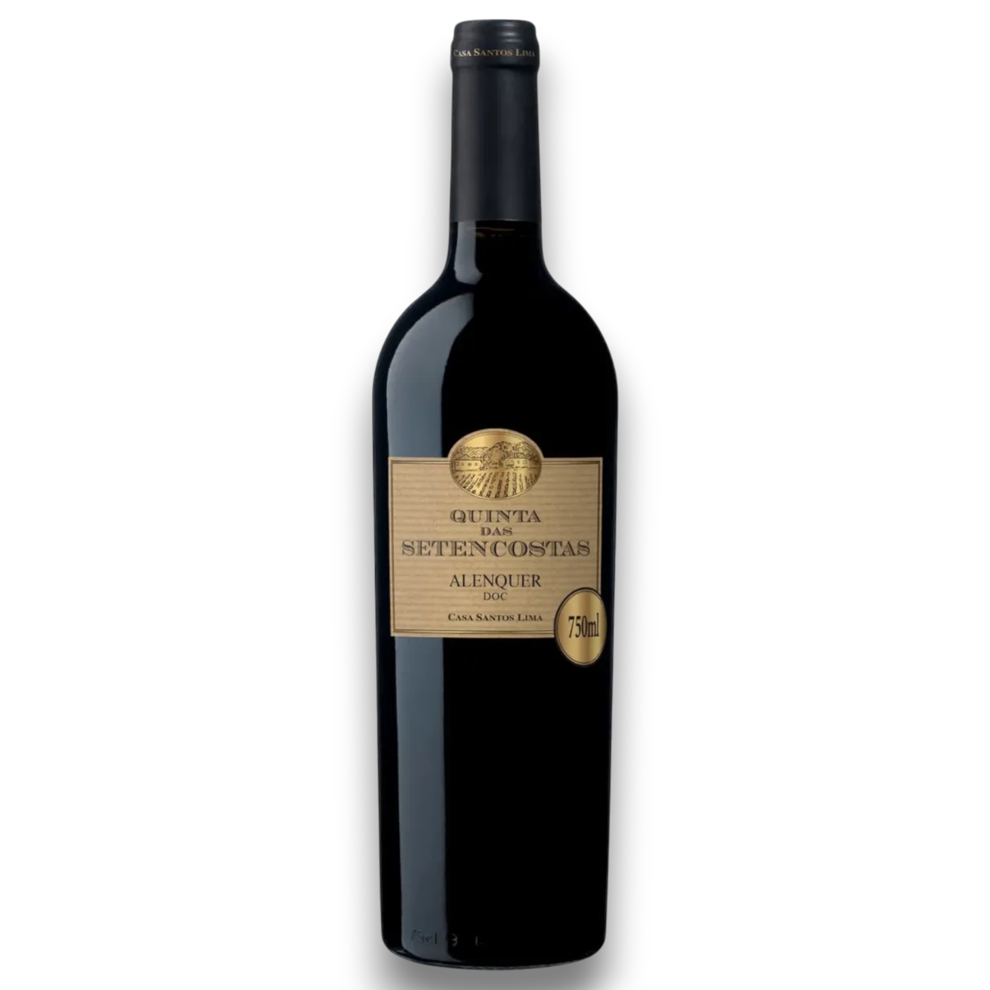Botella de Quinta Das Setencostas, vino tinto de Portugal