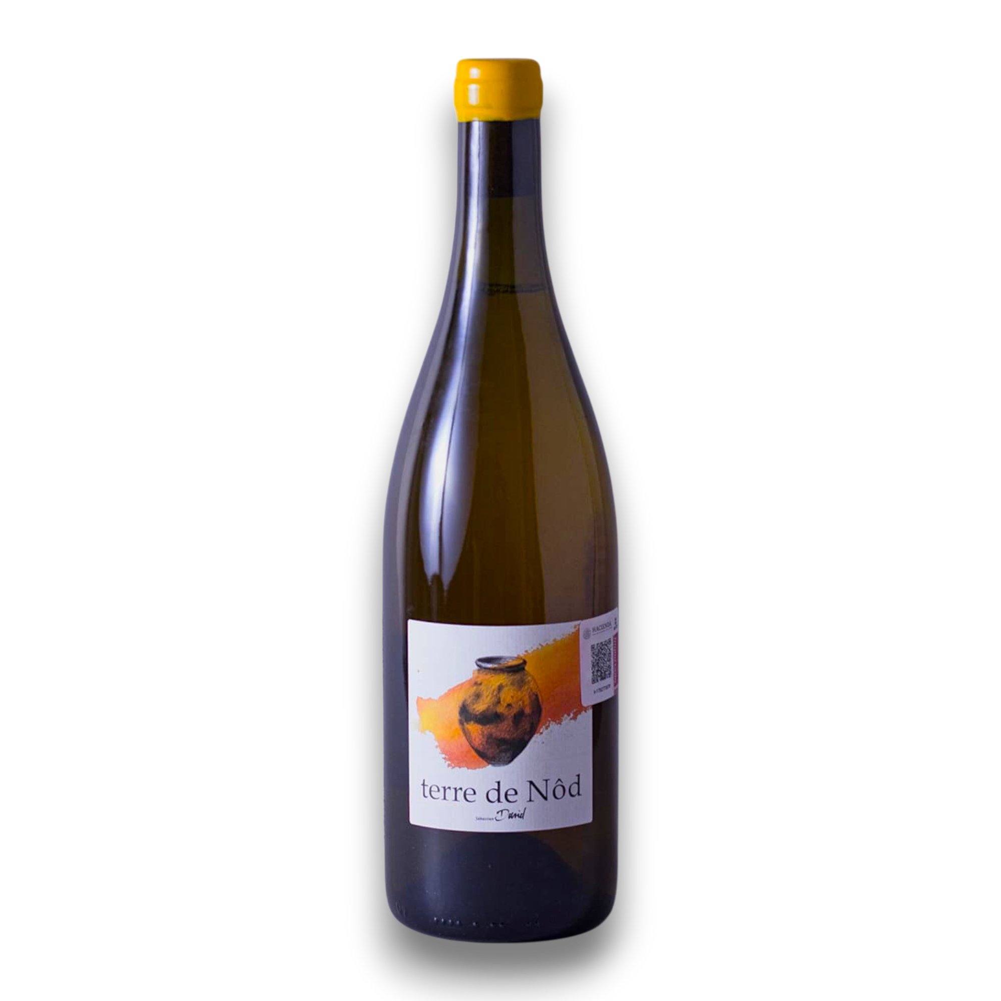 Botella de Terre de Nod, vino blanco