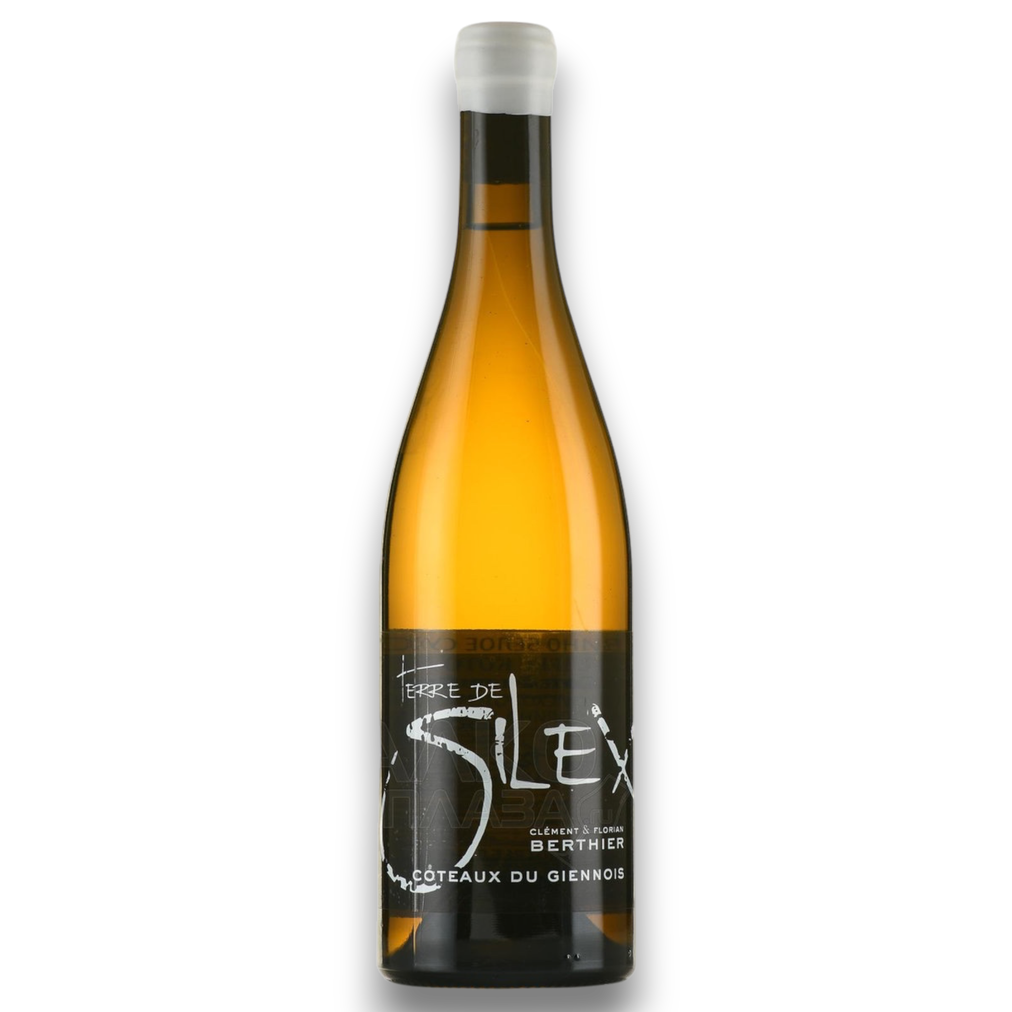 Botella de Terre De Silex Berthier, vino blanco de Sauvignon Blanc de Francia