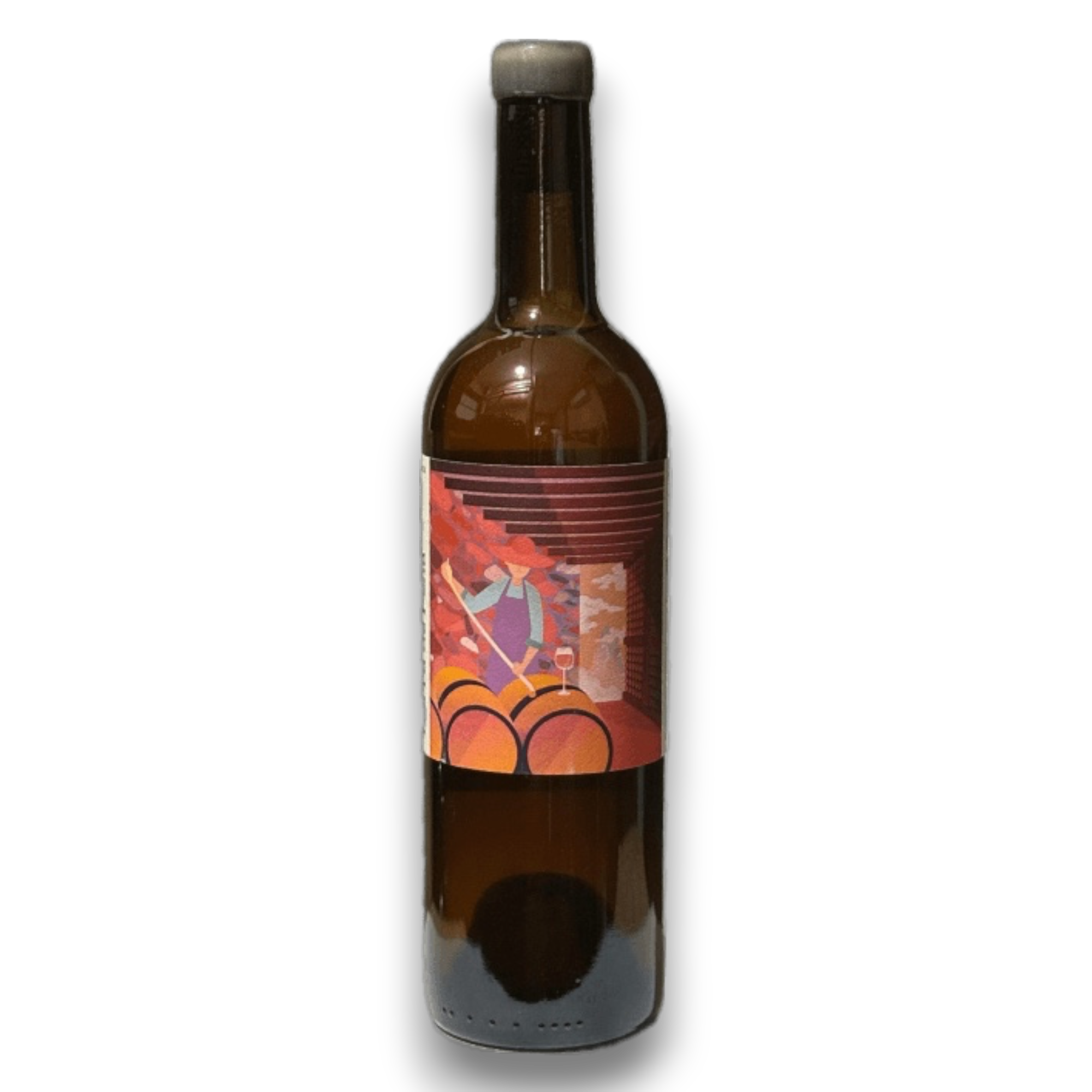 Botella de Tierra de Peña Skin Contact, vino blanco de Valle de Guadalupe, México