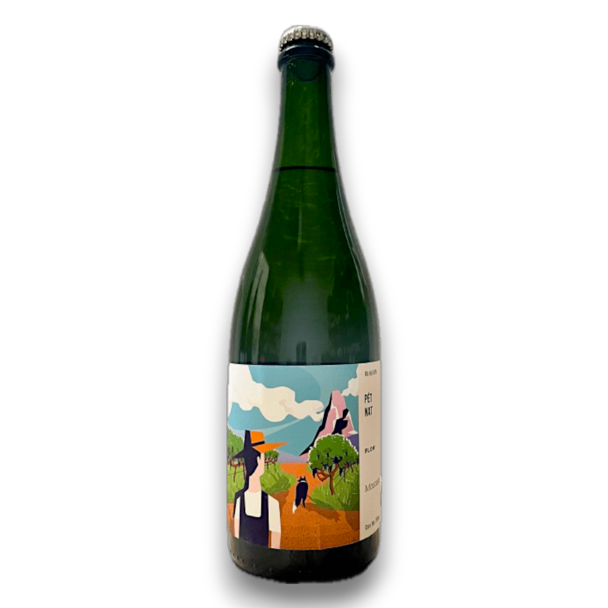 Botella de Tierra de Peña Pet Nat, vino espumoso de México