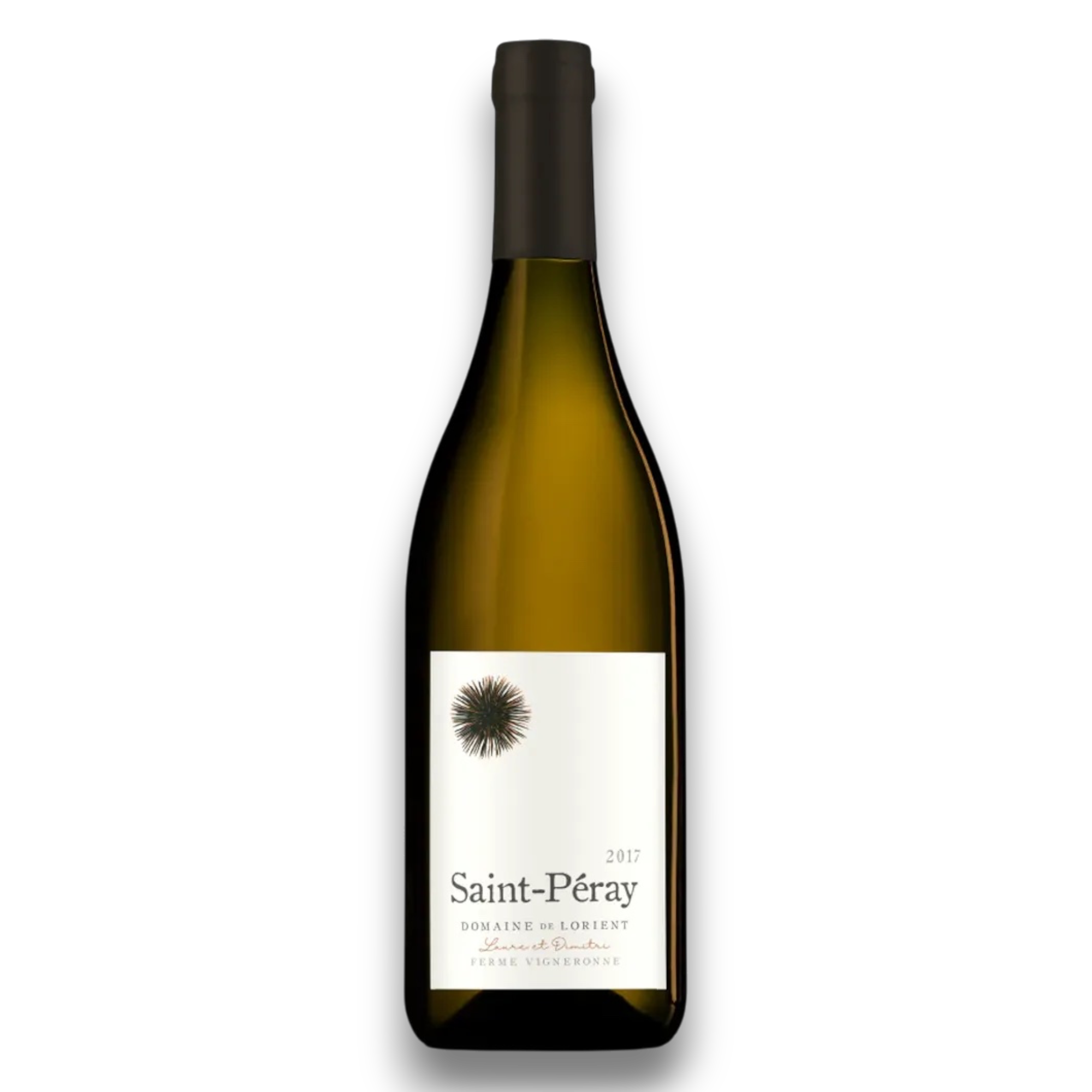 Botella de Saint-Péray De Lorient, vino blanco de Francia