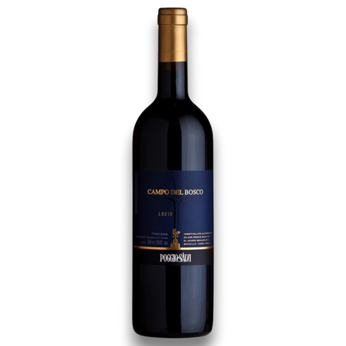 Botella de Campo Del Bosco 2019 Poggio Salvi, vino tinto de Toscana, Italia