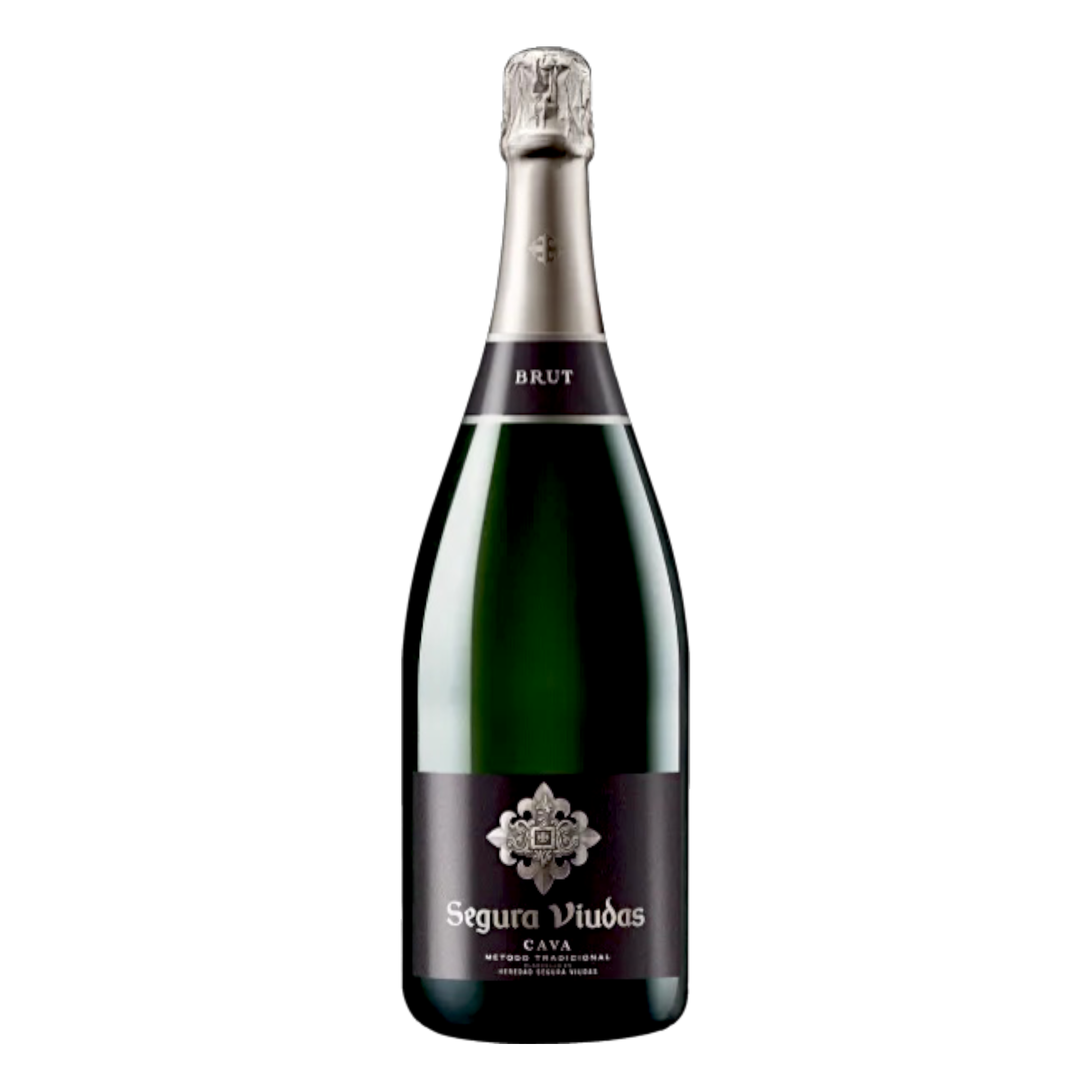 Botella de Segura Viudas Magnum, vino espumoso de Cava de Cava, España