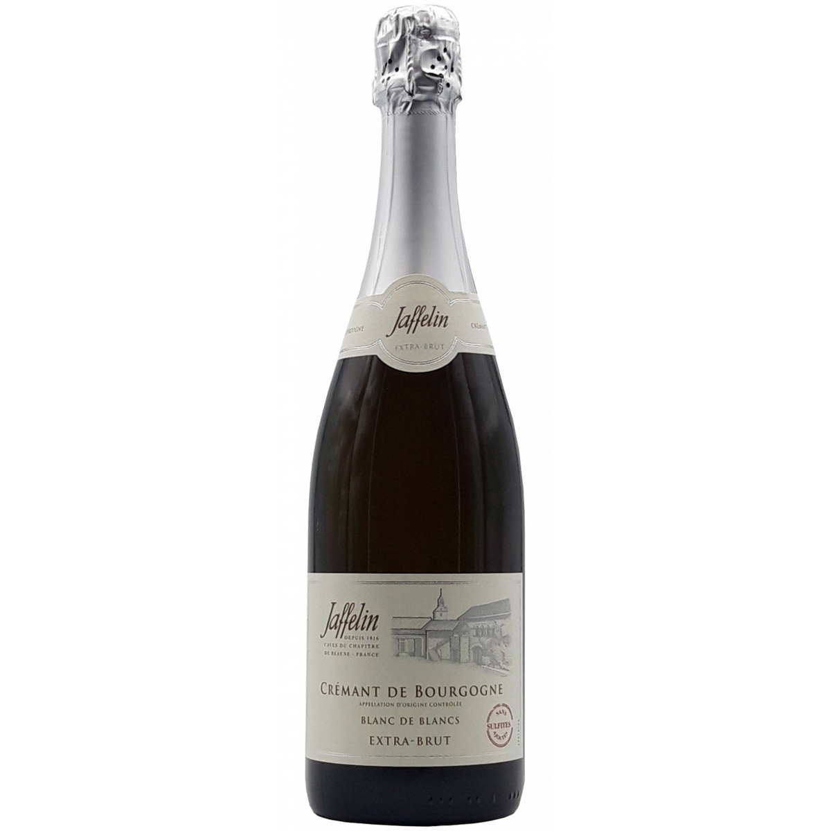 Botella de Domaine Chermette Beaujolais Blanc, vino blanco de Chardonnay de Beaujolais, Francia