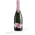 Botella de Mirabella Franciacorta Rosé, vino espumoso de Italia