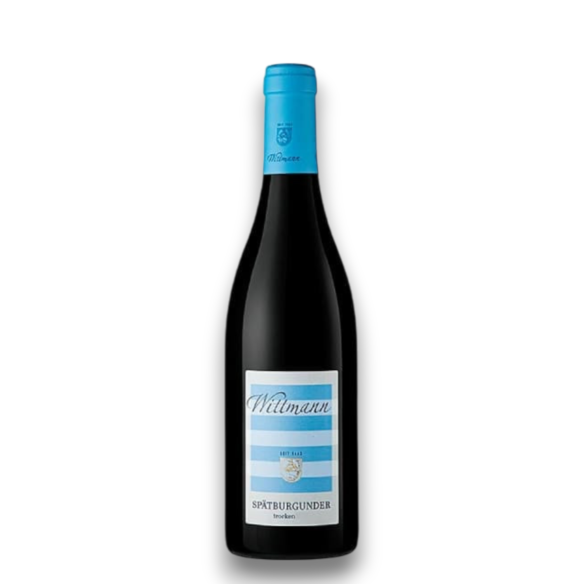Botella de Wittmann Spätburgunder, vino tinto de Pinot Noir de Alemania